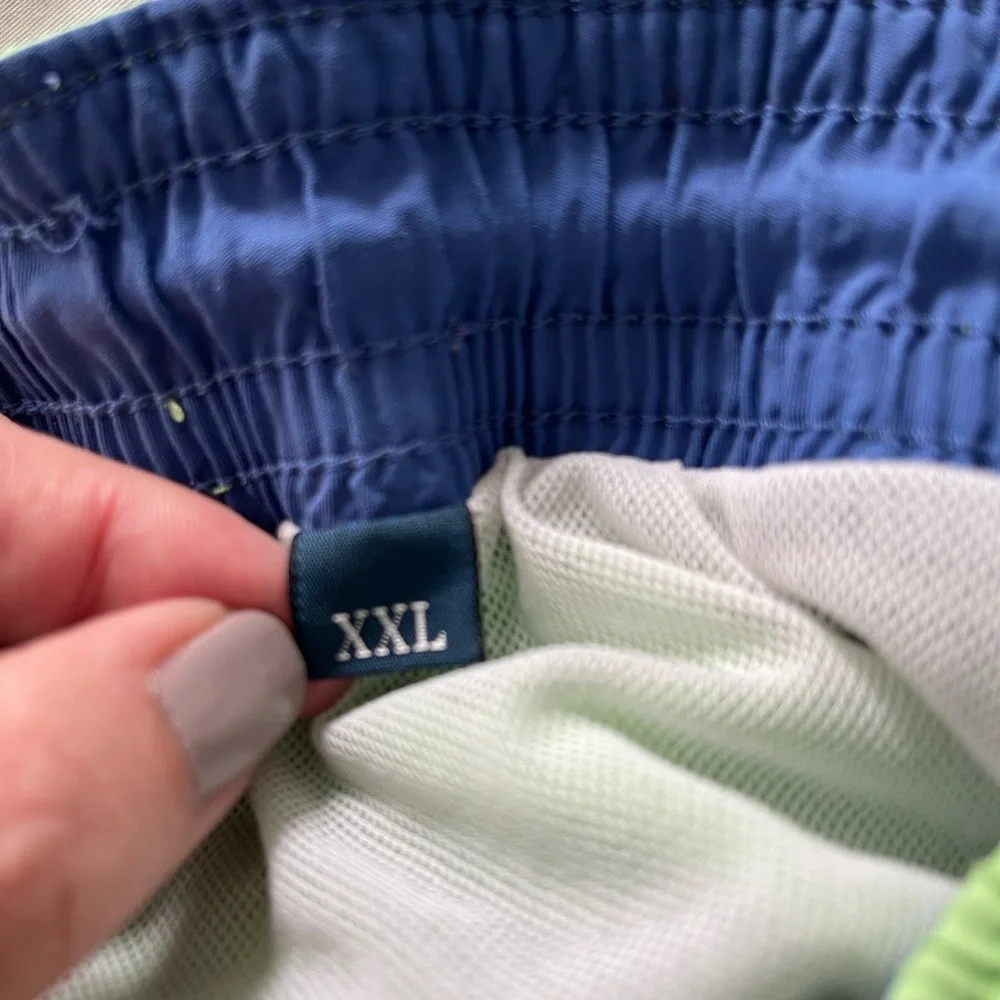 Polo Ralph Lauren Lime Green Swim Trunks Men’s XXL Mesh Lined Pony Logo Classic
